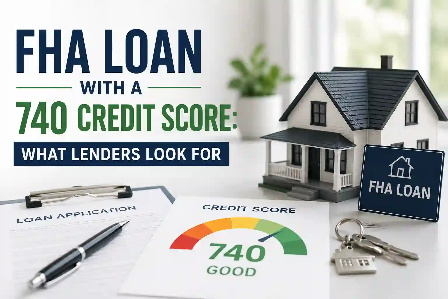 FHA Loan With a 740 Credit Score: What Lenders Look For